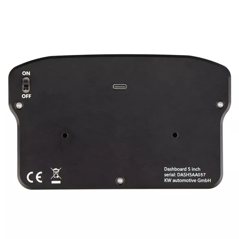Panel de salpicadero para volante Ascher Racing 5 pulgadas Modelo 76080029 para pantallas de sim racing