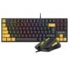 Tracer HORNET 87 Teclado y ratón incluidos gaming USB QWERTY inglés negro, amarillo