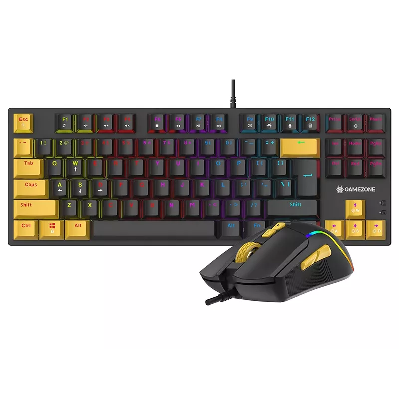 Tracer HORNET 87 Teclado y ratón incluidos gaming USB QWERTY inglés negro, amarillo