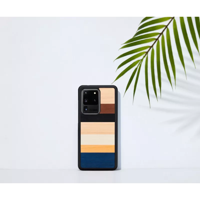Funda para móvil Man and Wood para Samsung Galaxy S20 Ultra — negra