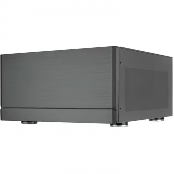 Caja de PC SilverStone Crown 04 SST-CW04TB — formato HTPC, compatible con SSI-EEB, gris oscuro