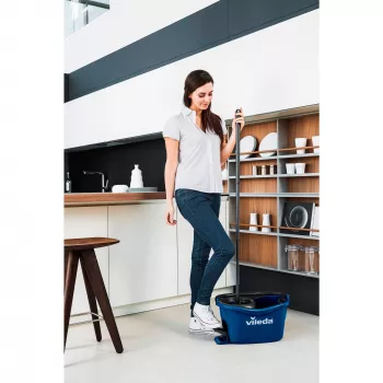 Fregona VILEDA TurEasyWring & Clean Box 167756 con cubo y escurridor