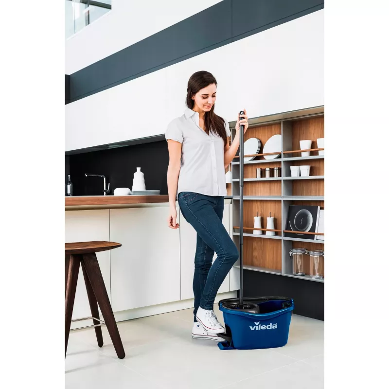 Fregona VILEDA TurEasyWring & Clean Box 167756 con cubo y escurridor