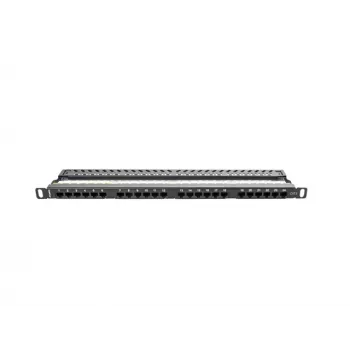 Patch panel Lanberg PPU6-0024-B 0,5HE