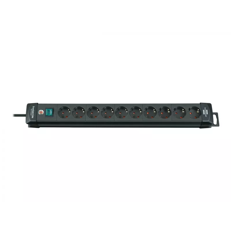 Brennenstuhl 1951100100 Regleta de enchufes 3 m 10 tomas interior negro