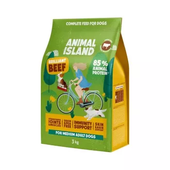 ANIMAL ISLAND Brilliant beef - alimento seco para perros - 3 kg