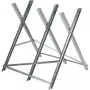 Einhell 4500067 caballete para motosierra, plateado, metal galvanizado