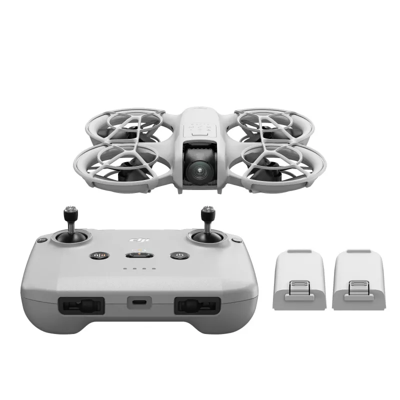 DJI Neo Fly More Combo (DJI-RC-N3) dron ligero de 135 g con cámara 4K Ultra HD, hasta 18 minutos de vuelo con 1 carga, 3x baterías, mando a distancia