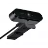 Logitech BRIO 4K Ultra HD Pro webcam 960-001106, 4096x2160, HDR, RightLight 3, zoom digital 5x, autoenfoque, USB 3.0 (USB-C), negra