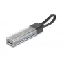 Hub DELOCK USB 3.2 Gen 1 (3.1 Gen 1) de 4 puertos con host Type-A + Type-C (5000 Mbit/s) negro/transparente