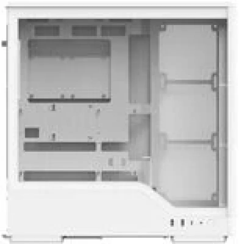 Caja de PC AEROCOOL D520A torre Midi ATX cristal templado RGB — blanca