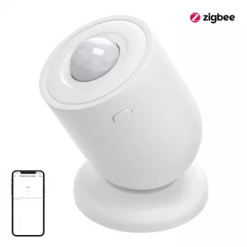 Detector de movimiento Sonoff SNZB-03P de pared, ángulo de detección 110°, alcance 6 m, pila CR2477, carcasa de plástico