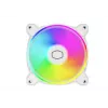 Cooler Master MasterFan MF120 Halo2 White Edition MFL-B2DW-21NP2-R2 ventilador de caja ARGB de 120 mm, 27 dB, 51,88 CFM, blanco