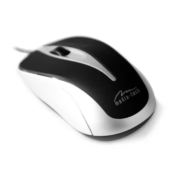 Media-Tech Plano USB óptico (plateado)