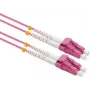 VALUE cable de fibra óptica 50/125µm OM4 - LC/LC - conectores de baja pérdida - violeta - 7 m