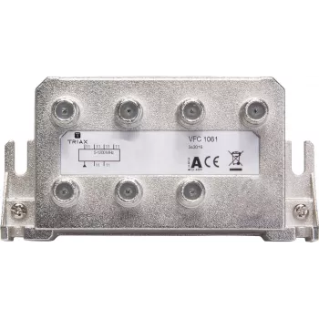 Triax VFC 1061 - Divisor de cable - 75 ohmios - 5 - 1218 MHz - Tipo F - 135 mm - 40 mm (343016)