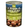 Comida húmeda para perros ARQUIVET Fresh albóndigas de cerdo ibérico 400 g — alimento completo en lata, sin cereales, para perros adultos