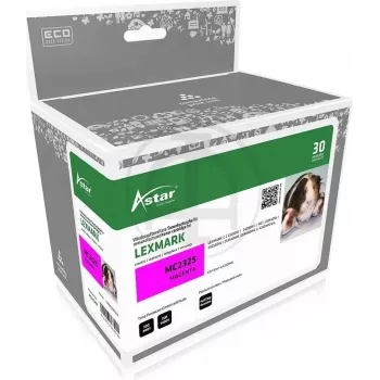 ASTAR AS20342 ASTAR LEXMARK C232HM0 MC Tóner - magenta HC reconstruido 2300 páginas (AS20342)