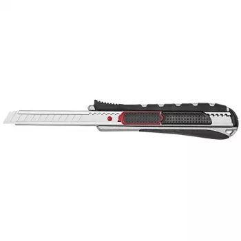 Cúter de hojas recambiables Wedo 787009 negro plata