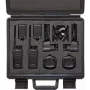 Walkie-talkie digital Stabo Koffer FT-Digi-82 con 2 baterías de Li-Ion de 1650 mAh y 2 cargadores de sobremesa