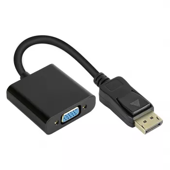 Adaptador DisplayPort macho a VGA hembra, 1920*1200 @60Hz, contactos dorados, aprox. 20cm, Good Conn (DP-AD11)