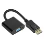 Adaptador DisplayPort macho a VGA hembra, 1920*1200 @60Hz, contactos dorados, aprox. 20cm, Good Conn (DP-AD11)