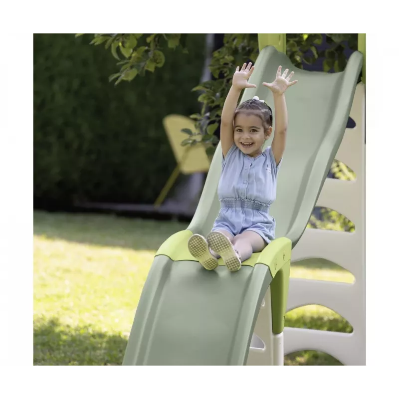 Tobogán de exterior SMOBY Megagliss 2 en 1 Modelo 7600820201 con tobogán de agua y funciones de escalada