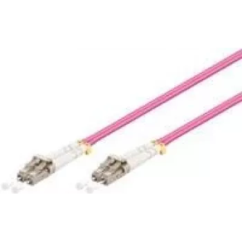 Cable de fibra óptica InfiniBand Goobay 95934 1 m LC rosa