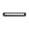 Patch panel LANBERG PPKS-9212-B 12 puertos 1U 10 pulgadas FTP