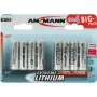 Pila de un solo uso Ansmann 4+4 litio AA