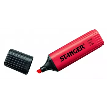 Subrayador STANGER, 1-5 mm, rojo, 1 ud. 180003000