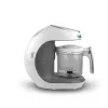 Robot de cocina para bebés neno Cibo 300 W, bol 0,3 L, cocción al vapor y triturado, calentamiento, gris/blanco