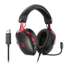 Auriculares gaming inalámbricos QCY Heroad VN200 (negro-rojo) — circumaurales, micrófono, Bluetooth