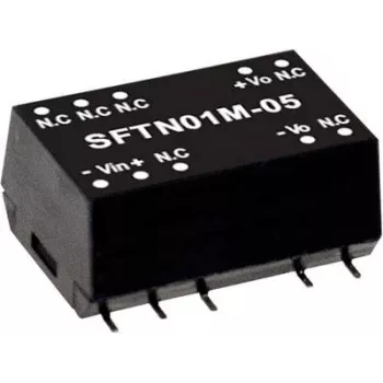 Fuente de alimentación MEAN WELL SFTN01M-15 1 W 15 V entrada 10,8–13,2 V