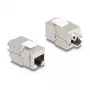 Módulo Keystone DeLOCK RJ45 hembra a LSA Cat.6A fino sin herramienta