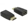 Adaptador HDMI (conector macho) > HDMI (conector hembra), emulador EDID (negro)
