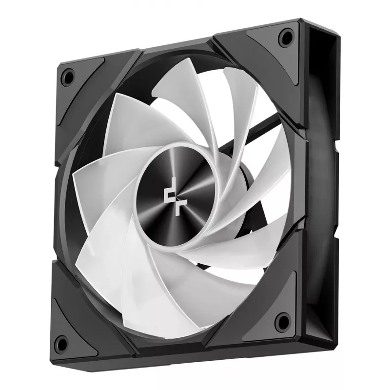 Caja de PC DeepCool CG580 4F semitorre — ATX/ITX/MicroATX, cristal templado, 3×120mm+1×120mm ventiladores, 2×3,5