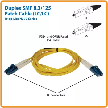 Tripp Lite N370-05M cable de conexión de fibra monomodo dúplex 9/125 (LC/LC) - 5 m (N370-05M)