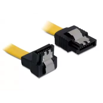 Cable SATA conector macho/conector macho DeLOCK 0,7 m amarillo 82814