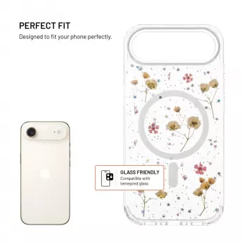 Funda trasera FIXED para Apple iPhone Air – TPU, compatible con MagBloom, Blush Plum