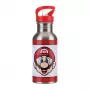 Botella de agua metálica Paladone Super Mario con pajita