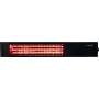 Calefactor infrarrojo SUNRED RDS-15W-B Fortuna Wall 1500 W, negro, IP55, montaje en pared