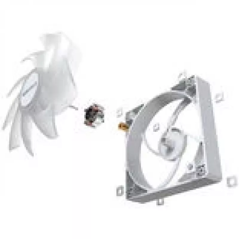 Ventilador de refrigeración Montech GF120 PWM ARGB 120 mm blanco, control PWM, iluminación ARGB