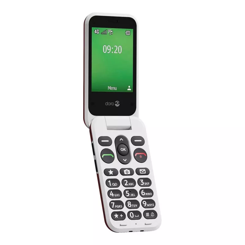 Feature-Phone Doro Leva E22 teléfono plegable, pantalla de 2,8