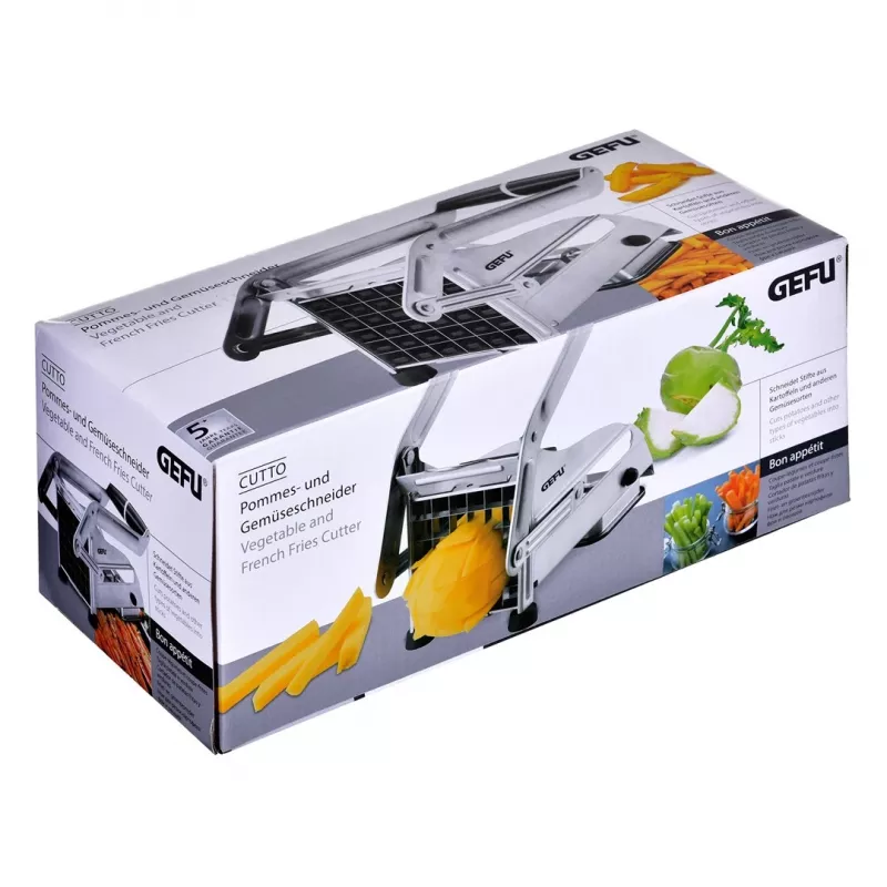 GEFU G-13750 cortador manual de chips, acero inoxidable