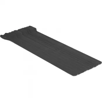DeLOCK - Cierre de velcro - 30 cm - negro (pack de 10) (18688)