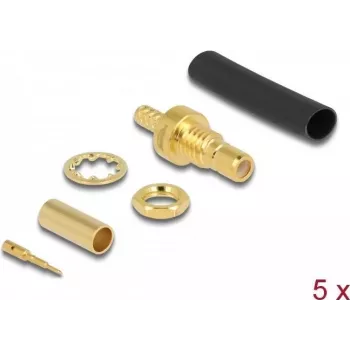 Conector hembra SMB para crimpar RG-174 / RG-316 DeLOCK 90041