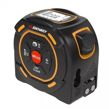 Medidor láser SNDWAY SW-TM60A — alcance 60 m, precisión ±5 m