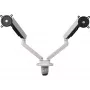 Soporte universal gaming para doble monitor (DM8220), soporte de monitor blanco, RGB