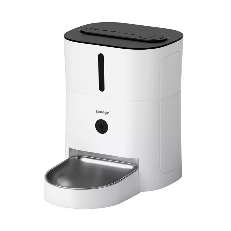 Comedero inteligente para mascotas con cámara Sponge SPONGE Pet Feeder Smart Camera